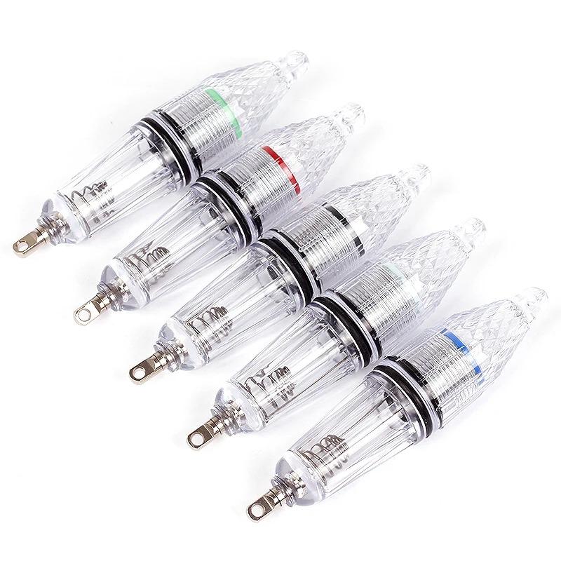 2 piezas Usando pilas AA Luz LED de bajo consumo para señuelo de pesca, luz para jaula de camarones de pesca en barco, luz para pesca nocturna