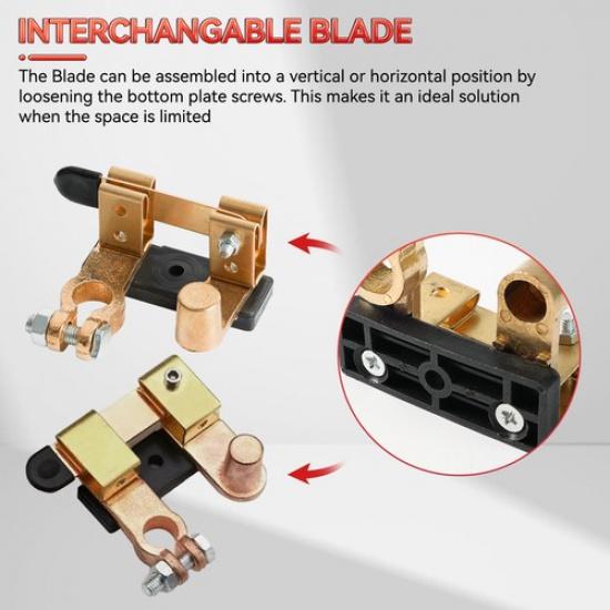 Top Post Blade Master Car Battery Disconnect Switch Power Shut Cut-Off Auto