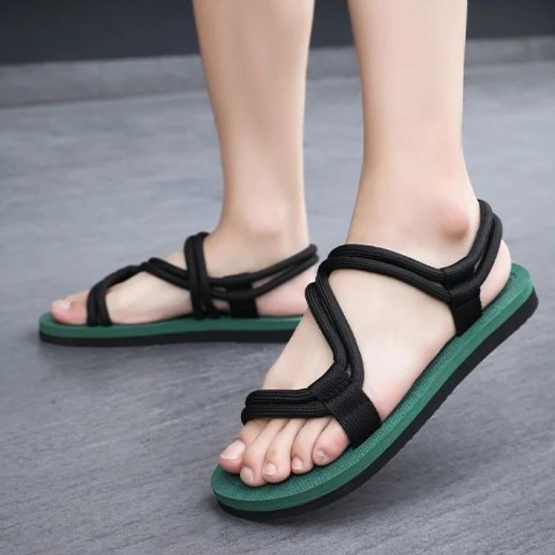 Fashion Flat Men's Sandal Japanese 39 High Quality Breathable Outdoor New Fashion Daily Use Descount Color Stylish Pvc Male Shoe Sports