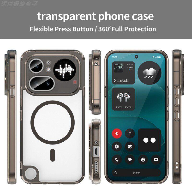For Nothing Phone 4a Pro 4a Case Fashion TPU Clear For Magsafe Shockproof Protective Phone Cover For Nothing Phone 4A Pro Shell