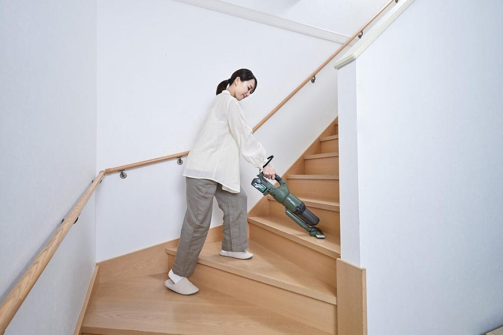 HiKOKI 36V Cyclone Cordless Vacuum Cleaner White unit charger High Strong Suction 2-Stage R36DB(SC) (1 + included) Handheld/Stick Cleaner, Bagless,