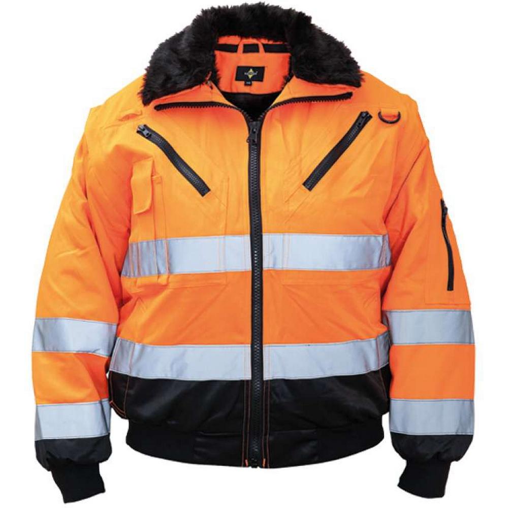 Korntex Mens Oslo Hi-Vis Robust 4 In 1 Jacket