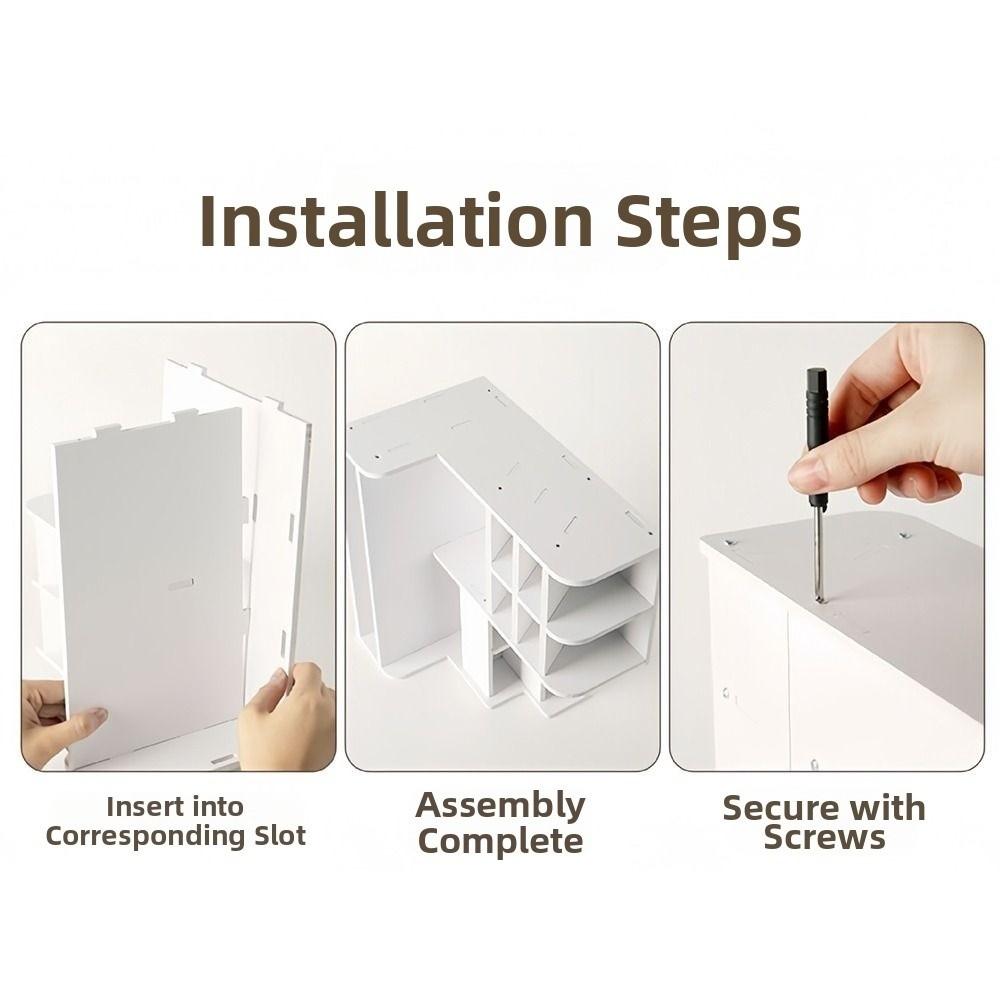 With Drawer Desk Pencil Holder Large Capacity Stationery Storage Rack Desktop Organizer  School