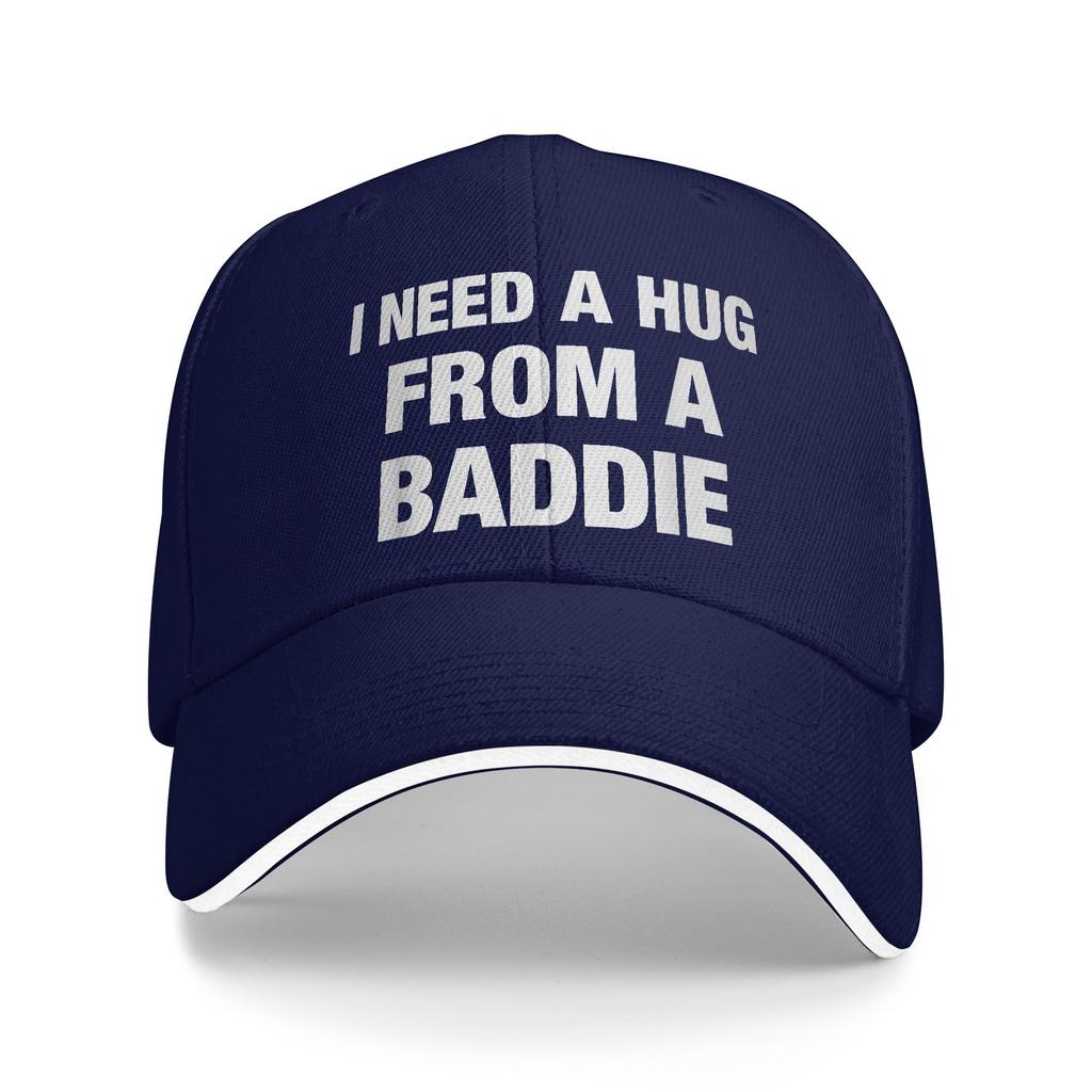 Summer I Need A Hug from A Baddie Funny Saying Quote Baseball Cap  Hunting Camping Y2k Retro Custom Logo Sun Hip Hop Hats