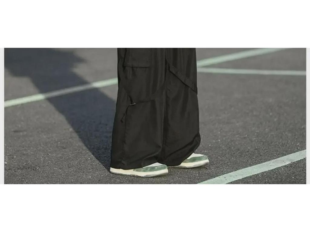 Ανδρικό Ρετρό Παντελόνι Φαρδύ Πόδι με Χαλαρή Εφαρμογή και Σχέδιο με Κορδέλες