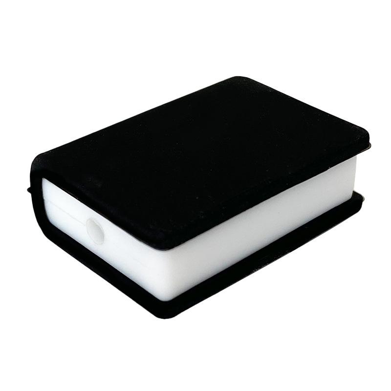 Stackable Rectangular Book-Shaped Silicone Beads – DIY Accessories with Double Holes