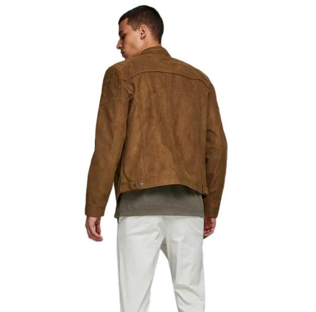 Jack & Jones – Rocky – Jacke aus gefälschtem Wildleder