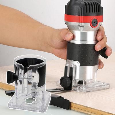 108mm Trimming Machine Transparent Base For Electric DIY Base Wood Machine Circle Slotting Trim O8E9