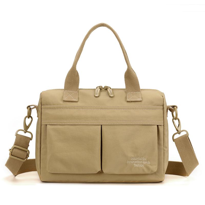 New nylon anti-splashing handbag single shoulder crossbody women's multi-compartment cloth bag