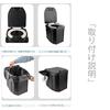 Tragbare Tragfähigkeit Notfall tragbar Katastrophe Katastrophenschutz Entsorgungsbeutel inklusive Toilette, 200kg, Toilette, Toilette, Auto, Prävention, faltbar,