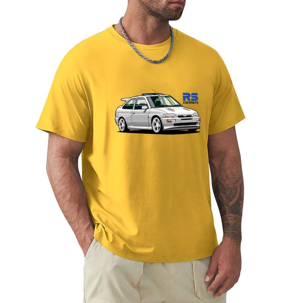 Escort Rs Cosworth (White) T-Shirt Boys Animal Print Oversized T Shirt For A Boy T Shirt Men