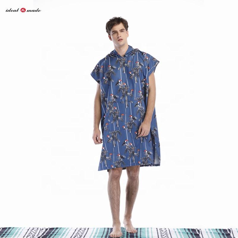 Custom Printed Design Surfing Hooded Poncho Beach Towel Absorbent and Quick-dry 75x110cm&299 and Below