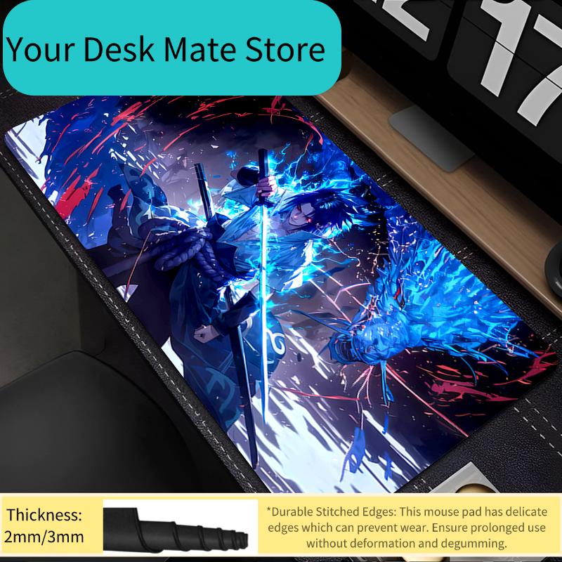 Mouse Pad Naruto Sasuke Gamer Notebook Games MousePad xxl HD Print Keyboard Pad Large Mousepad Mouse Mat Gaming Desk Mat