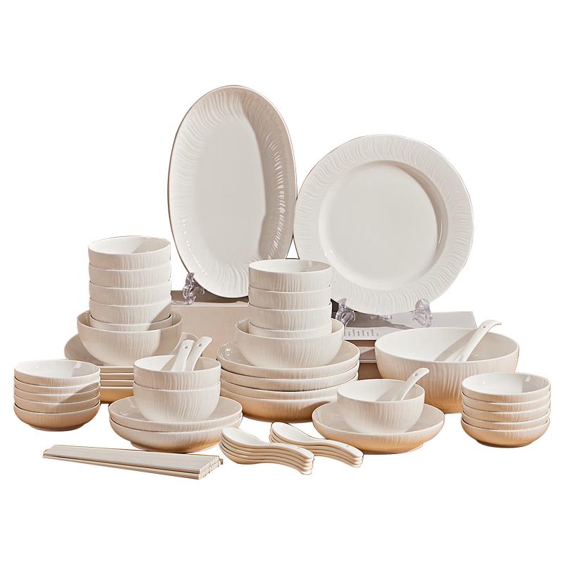 Mei Wang Life 36-Piece Elegant Ceramic Dinnerware Set