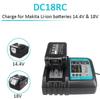 Li-ion Battery Charger Power Tool Charger For 18V BL1815 1830 1840 1845 1860 14.4V BL1415 1430 1440 1445 1460 Battery