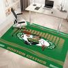 Boston Celtics logo Print Area Rug - Soft,Washable Non-Slip Indoor Mat,Living Room,Home Office Decorative Rug