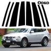 8 st Bilstolpsskydd För BMW X3 E83 2004-2005 2006 2007 2008 2009 2010 Dörrfönsterlist Skydd BC Stolpsdekaler Dekoration