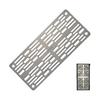 TITAN MANIA Grill Plate, Grid, S, Made of Titanium, Ultra Light, Very Light, Square, Sturdy, 25cm Iron Plate, Camping, Solo Camping, BBQ, Outdoor