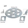420/428 37T/41T/54T/65T Rear Back Chain Sprocket for Motocross ATV Quad 4Wheeler Quad Pit Dirt Bike Motorcycle Modified Parts
