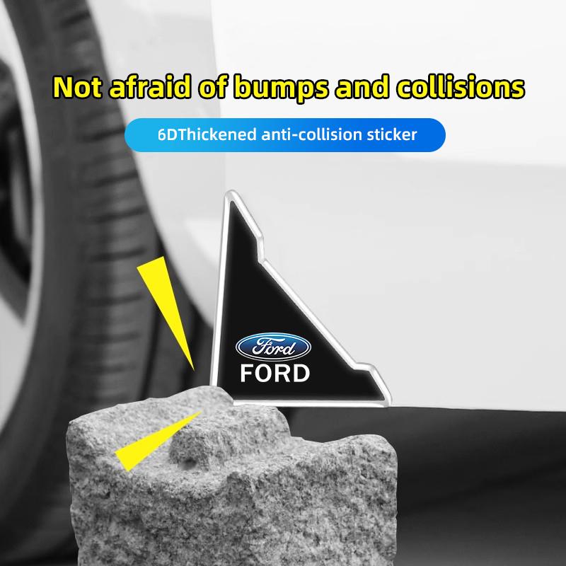 4Pcs Car Door h51 Silicone Buffer Sticker Anti Collision Scratch For Ford ST Line Focus Mustang Fiesta Puma Ranger Kuga MK7 MAX F150