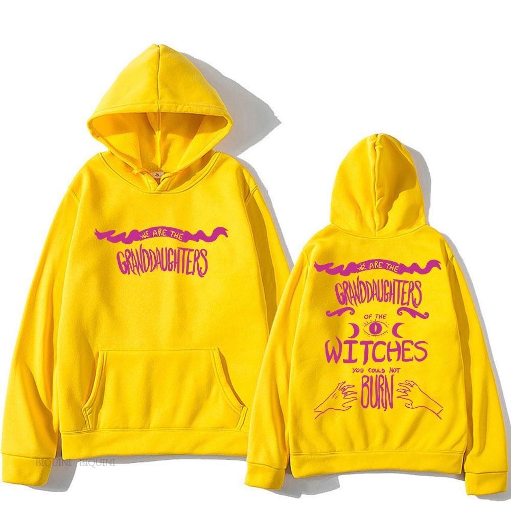 They Didn't Burn Witches Retro Hooded Long-sleeved Harajuku Vintage Sweatshirt With Pocket Clothing Sudaderas Soft Hoody