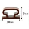 1 Roll Length 6M Rubber Seal, D-type Rubber Self-adhesive Window Seal, Door Frame and Gap Windproof Agent