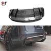 Tesla Model X RZ Carbon Fiber Rear Bumper Diffuser Spoiler Kit