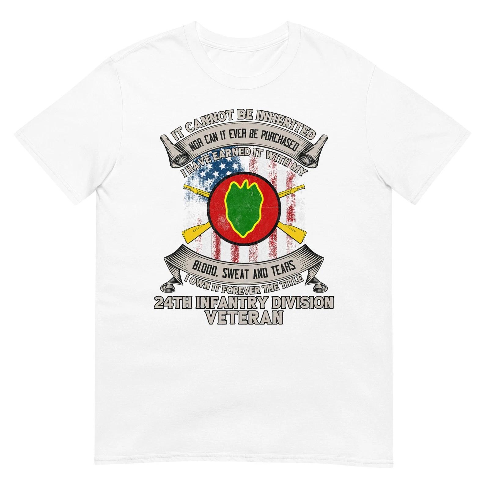 

24th Infantry Division Veteran Fort Stewart Georgia Gift Tee T-Shirt XL
