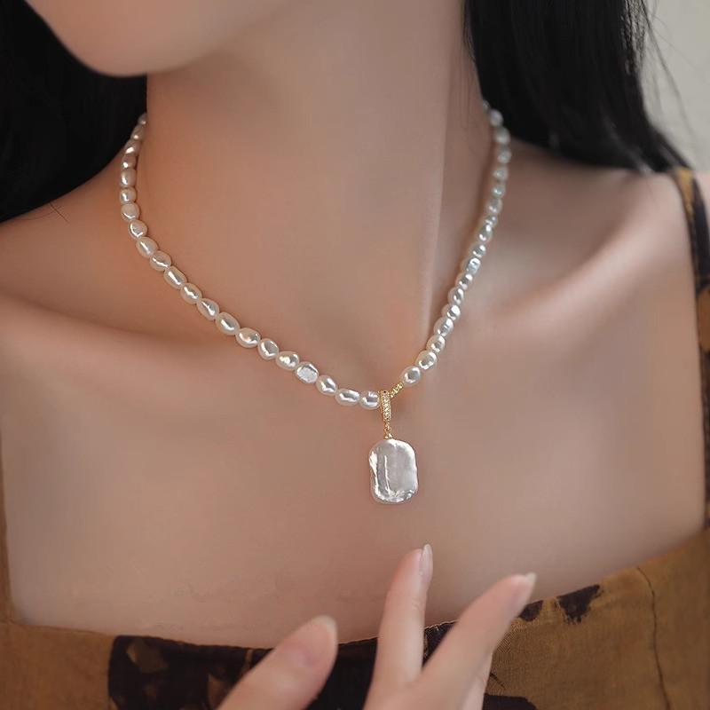 100% Natürliche Unregelmäßige Süßwasserperle 14K Gold Filled Damen Anhänger Halskette Aktion Kein Ausbleichen Geschenke