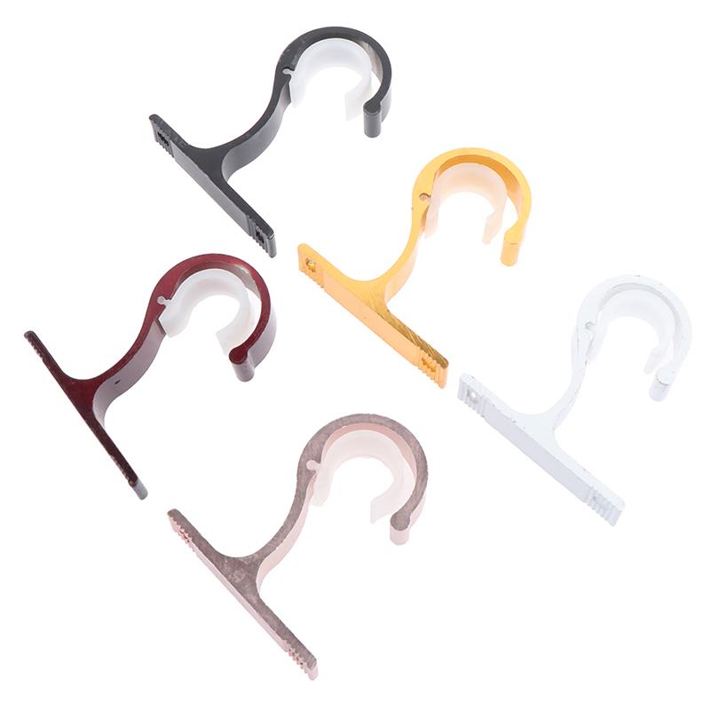 2Pc Home Ceiling Curtain Rod Installation Hook Room Thickening Drapery Bracket