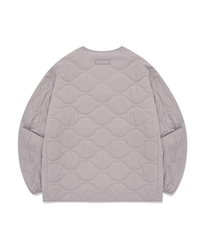 Yale Warm-Up Quilted Jacket_Light Gray