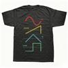 Sound Waveforms Sine Sawtooth Triangle Square Graphic T-shirt