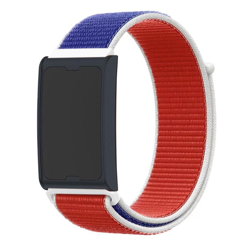 22mm 20mm Nylon-Schlaufenarmband für Amazfit Helio/Bip 6/Active 2/Balance 2 Armband im Flaggenstil für Amazfit GTR 4/GTS 4 mini