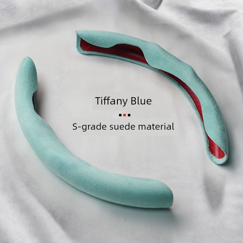 Milotic Car Steering Wheel Cover Summer Suede Ultra-Thin Card-Type Cover Universal Interior Card Cover for Girls