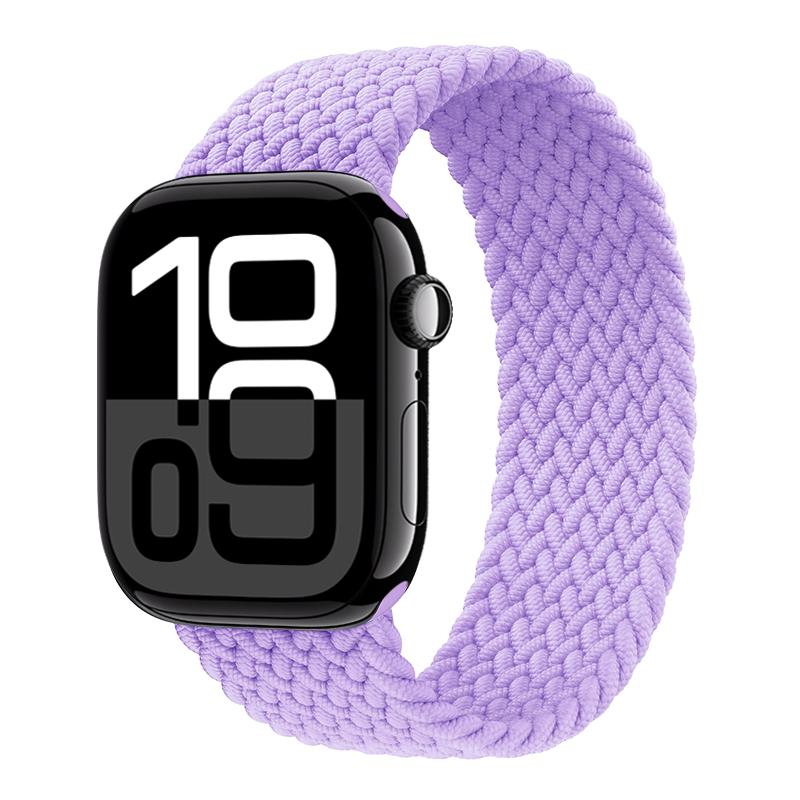 Straps For Apple Watch Bands 44mm 45mm 40mm 41mm 49mm 46mm 42mm Braided Solo Loop Correa Bracelet Iwatch Series 11 10 9 7 8 SE 6