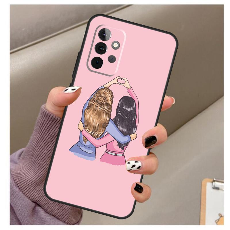Best Friends BFF Matching Case For Samsung Galaxy A56 A16 A26 A36 A06 A52 A53 A33 A13 A34 A54 A14 A15 A35 A55 A22 A32