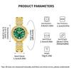 Damenuhr Luxus Strass Goldarmband Uhren Exquisites Kleines Rundes Zifferblatt Damen Armbanduhr Geschenke