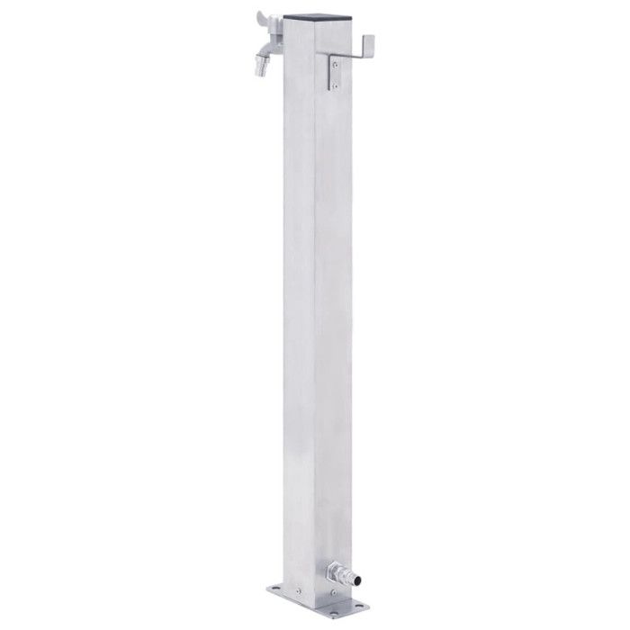 Garden Water Column 60 Cm Stainless Steel Square