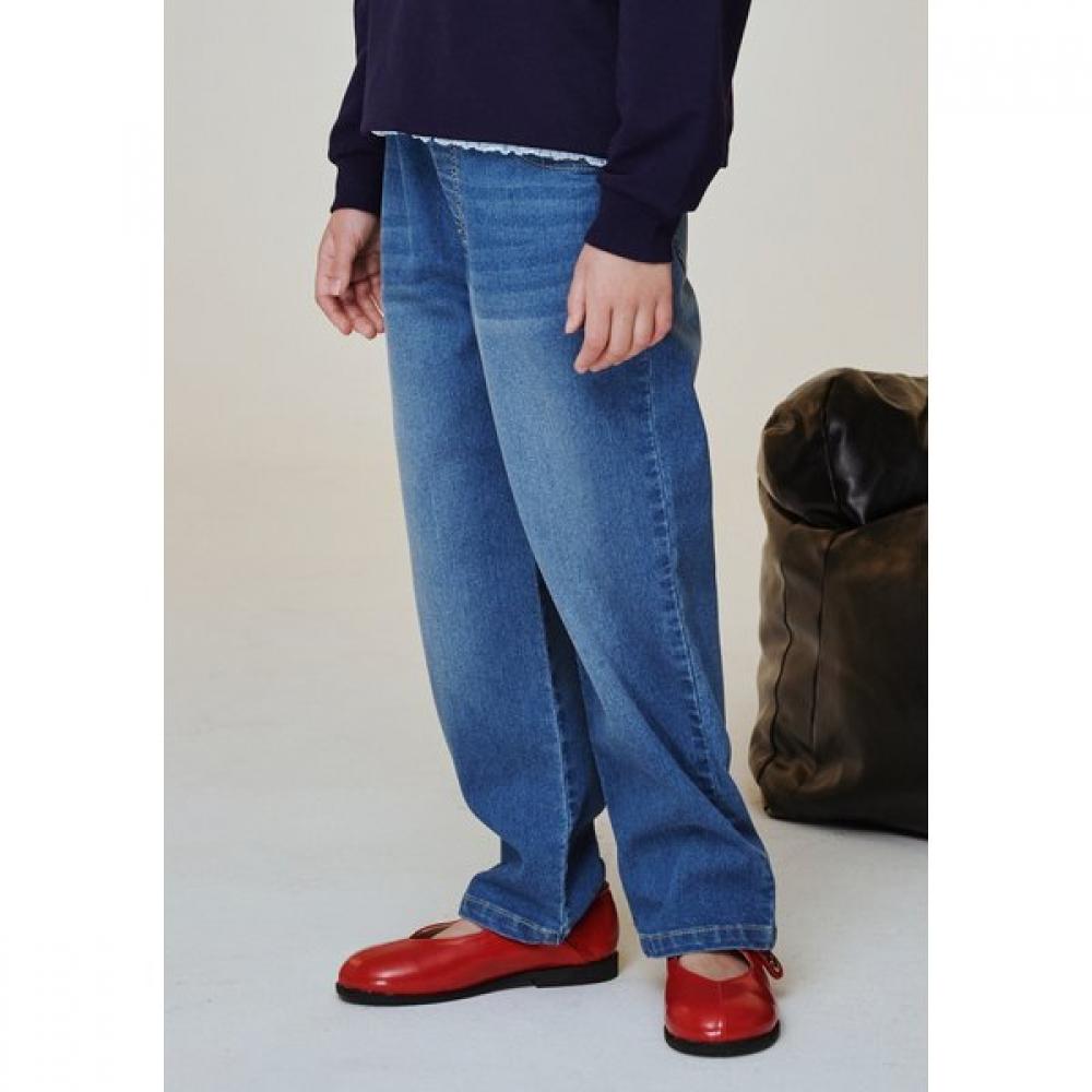 The Coffee Bean Tea Leaf Blue Washing Straight Denim Ba11pt01bu 130