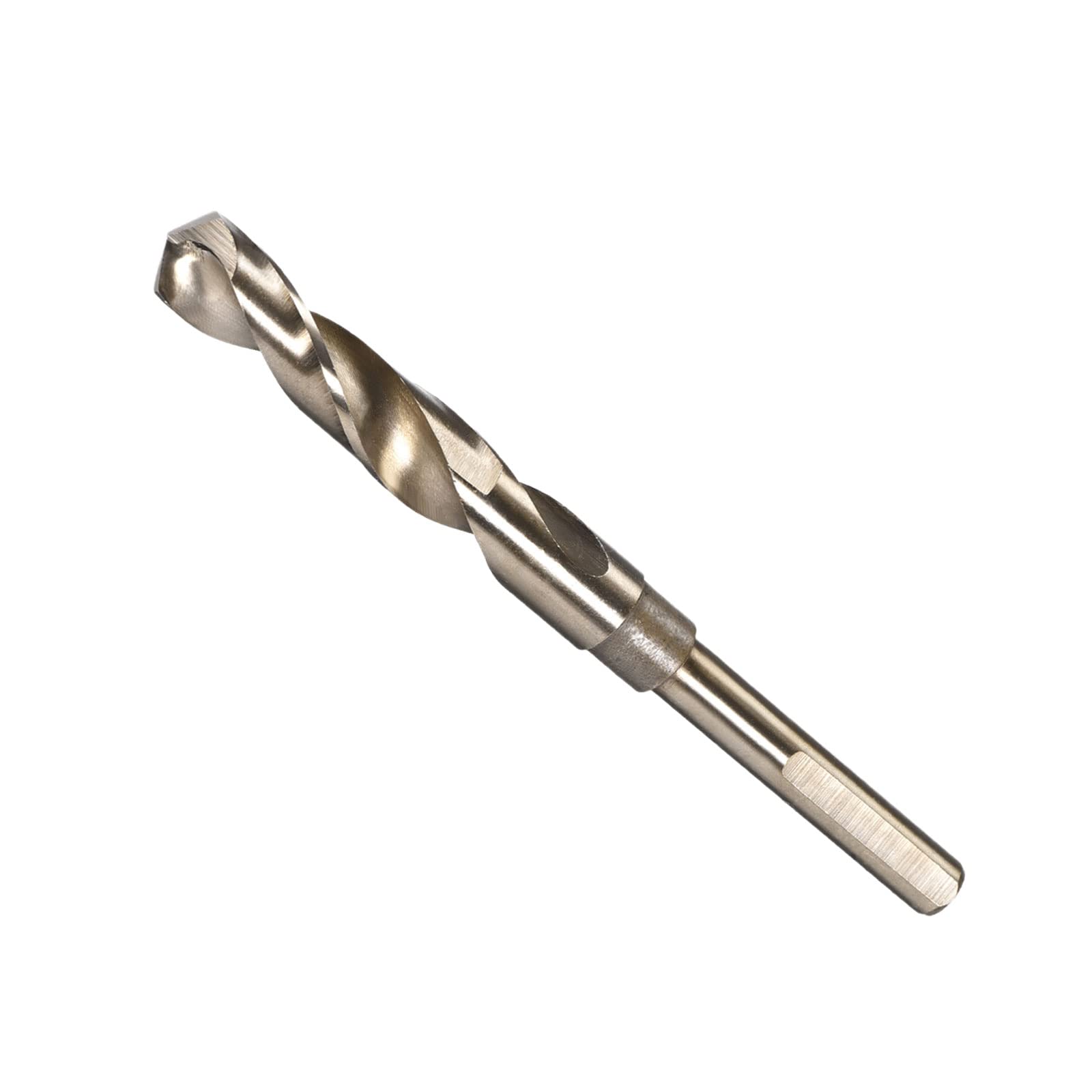 

CoCud Reduced Shank Twist Drill mm Cutting Titanium Nitride Steel 6542 for Stainless Steel Drill Presses Bit, 14.5 Edge, Coated, High-Speed