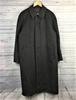 Dolcis LONDON / Cashmere 100% Balmacaan Coat / Outerwear [Men's L / Dark Gray] Hidden Button Front(USED)