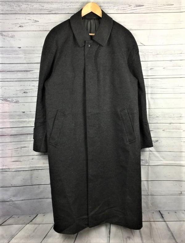 

dolcis LONDON / Пальто Балмакаан 100% Кашемир / Верхняя одежда [Мужской L / Темно-серый] Скрытая застежка на пуговицы(ИСПОЛЬЗОВАЛ)