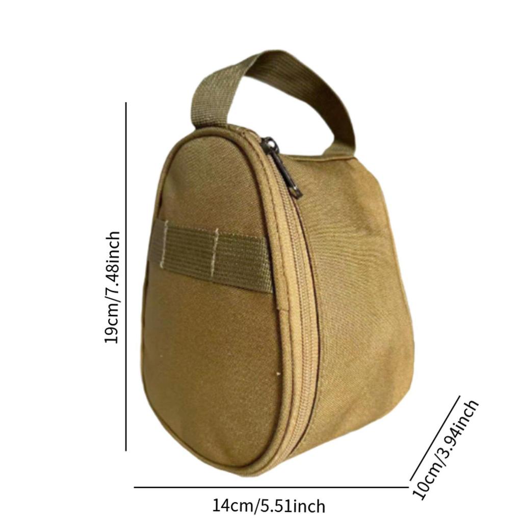Camping Tableware Storage Bag Cookware Holder Handbag Versatile Utensil Carrier for Outdoor Sports Travel Picnic Hiking RV Trip