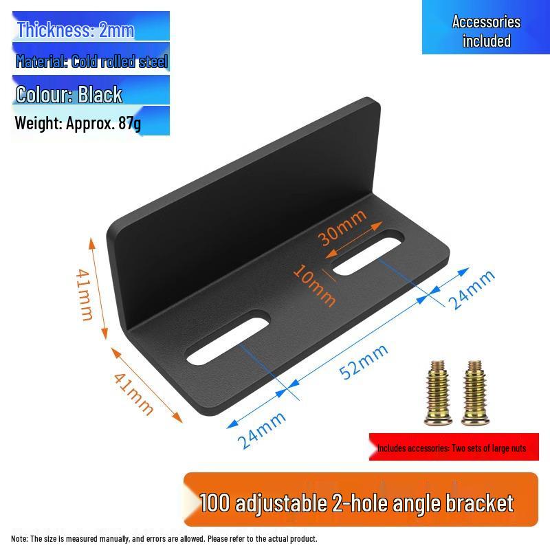 Thickened Large Triangle Soft Bed Corner Bracket - Right Angle Fixed Iron Frame Support
