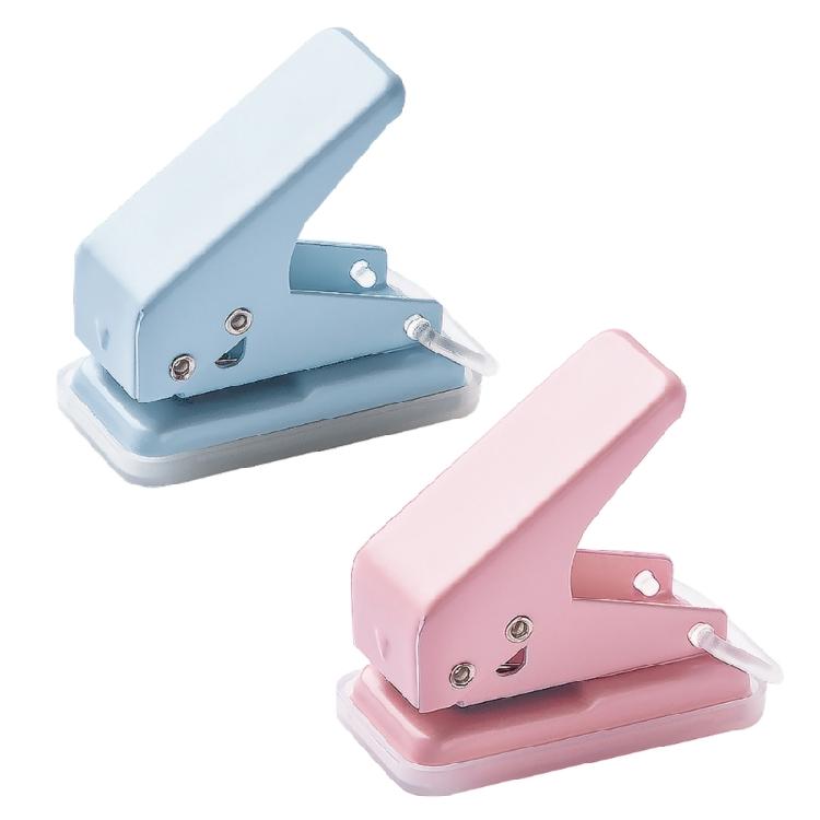 2 Pcs Handheld Hole Punch Single Hole Punch Paper Punch Small Punching Pliers 6mm Portable Hole Puncher for Cards Craft