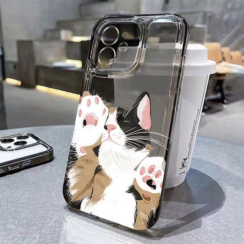 Colorful Dog Transparent Phone Case For IPhone 17 Air 16 15 14 13 Plus 12 11 Pro Max XS X XR 7 8 Plus 16E SE 2022 Cover