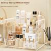 Bingyou Transparent Acrylic Cosmetic Storage Box Desktop Makeup Organizer Staircase Perfume Rack