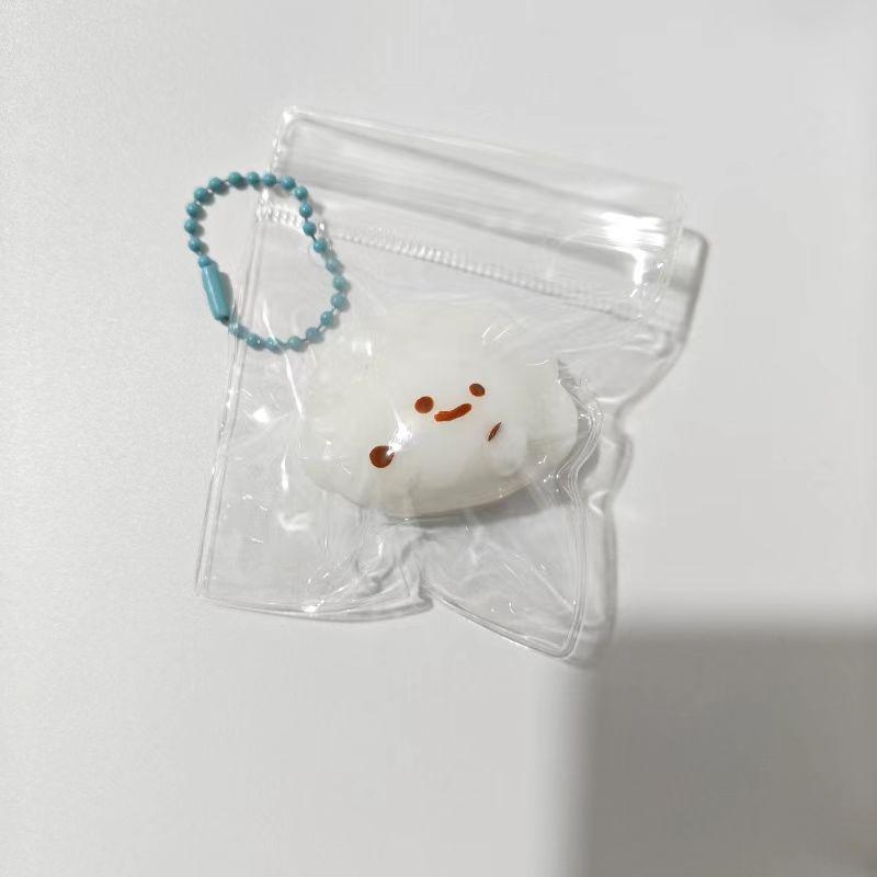 Transparentes Emoji Knödel Quetschspielzeug - Cartoon Mini Nase Relief