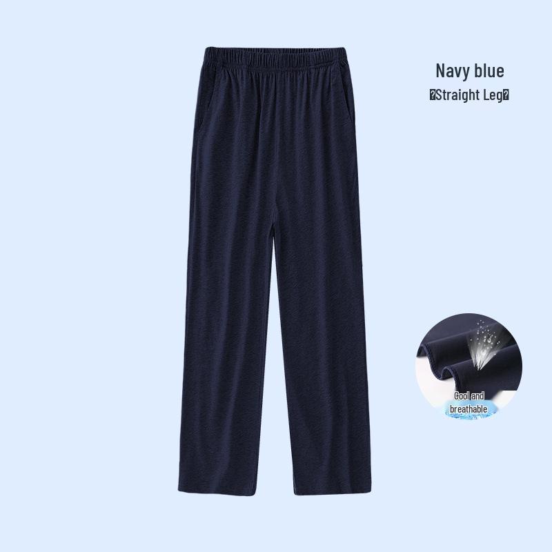 Kinder Sommer Baumwoll Sporthose - Jungen Marine & Mädchen Grau Mückendicht Eisseide Hose.