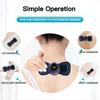 Electric Neck Massager Mini Cervical Back Muscle Massage Patch Stimulator Massageador Mat Portable Gel Pad Stickers Slim